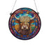 BooBoo Highland Cow Stained Glass Effect Suncatcher